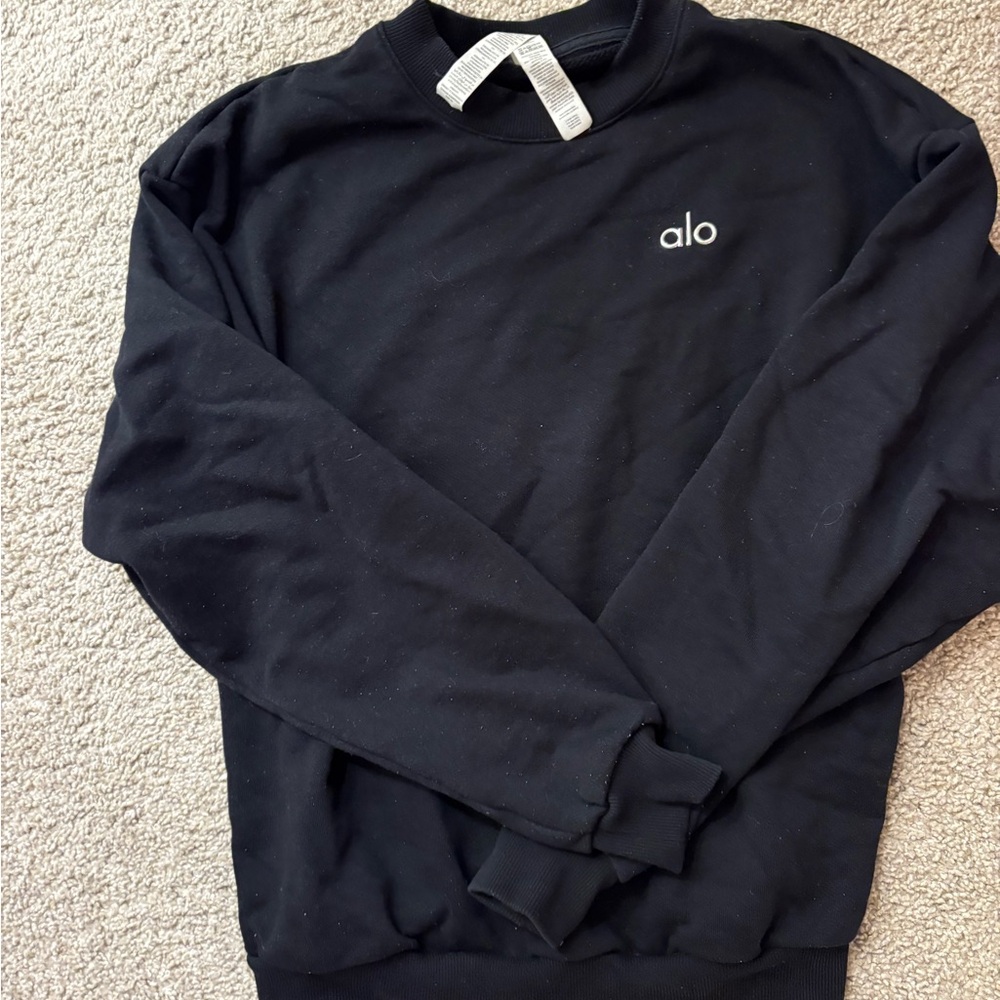 ALO black crewneck sweatshirt